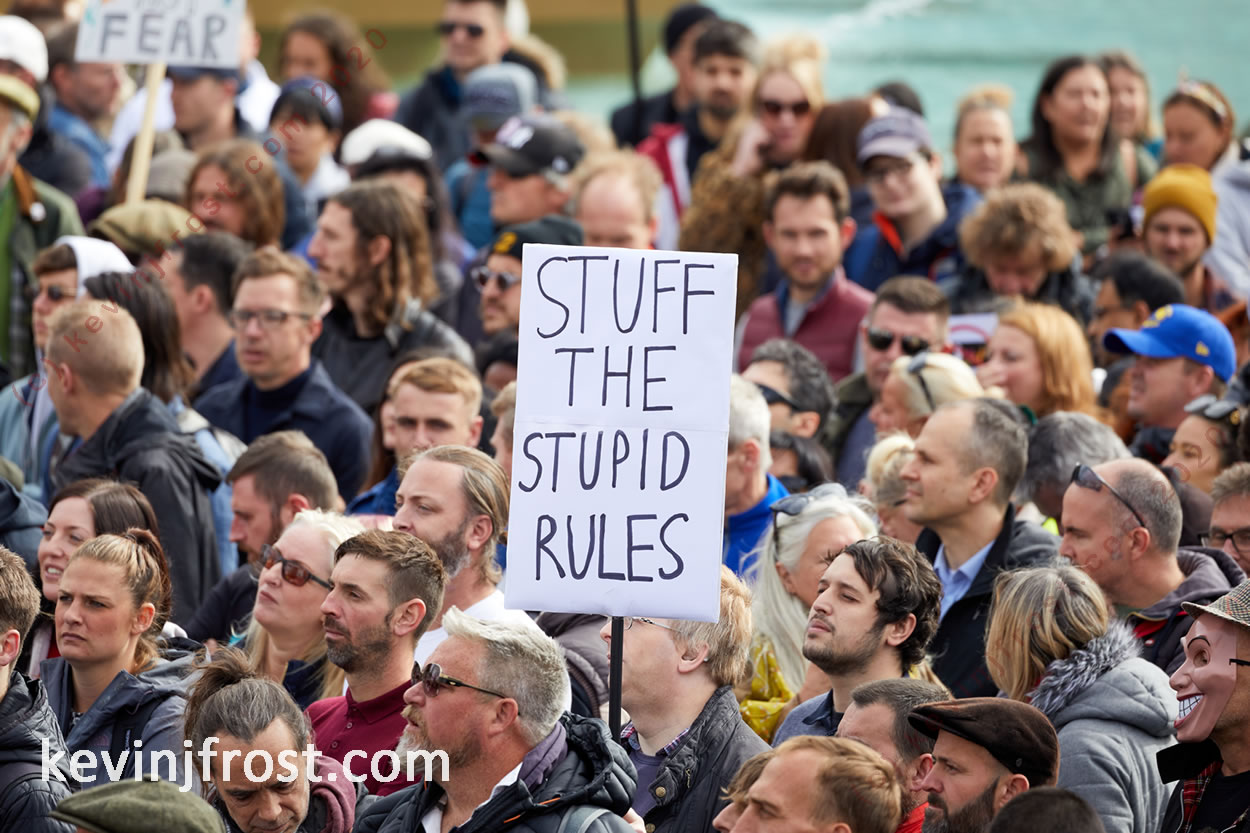 We Do Not Consent Rally. 26 September 2020.