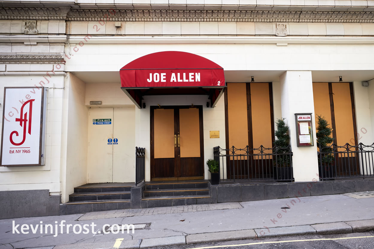 Joe Allen Restaurant.