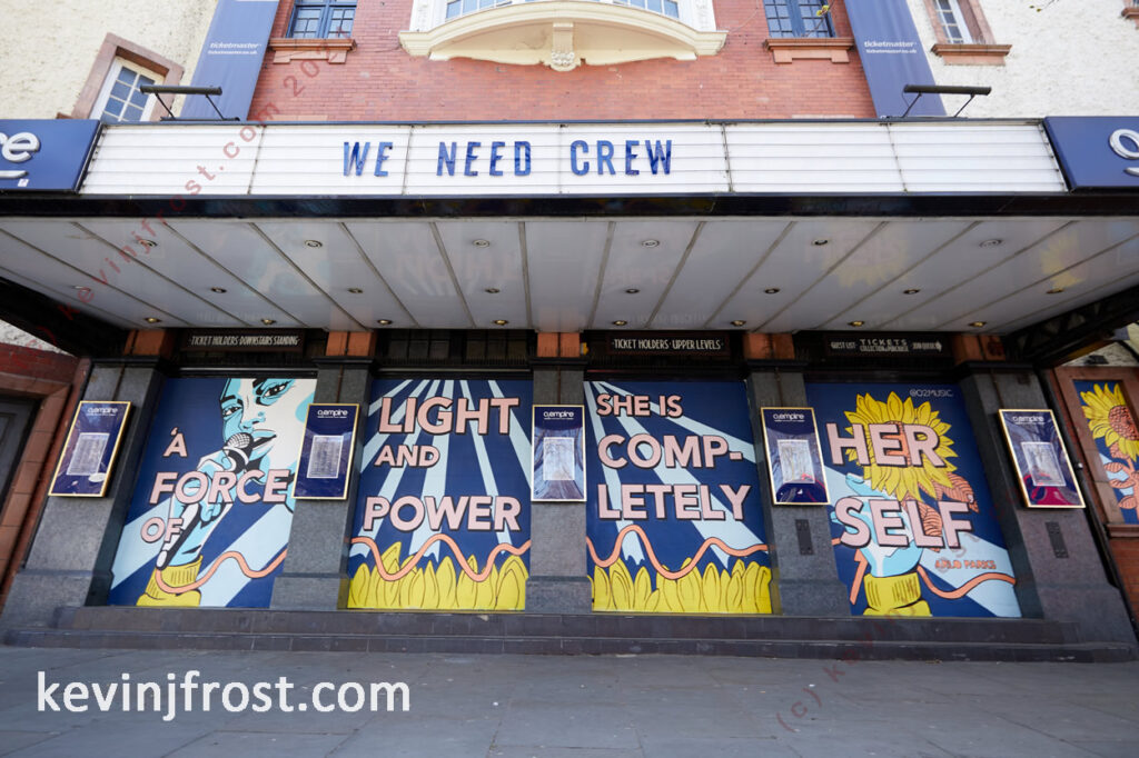 We Need Crew campaign at the O2 Shepherd's Bush.