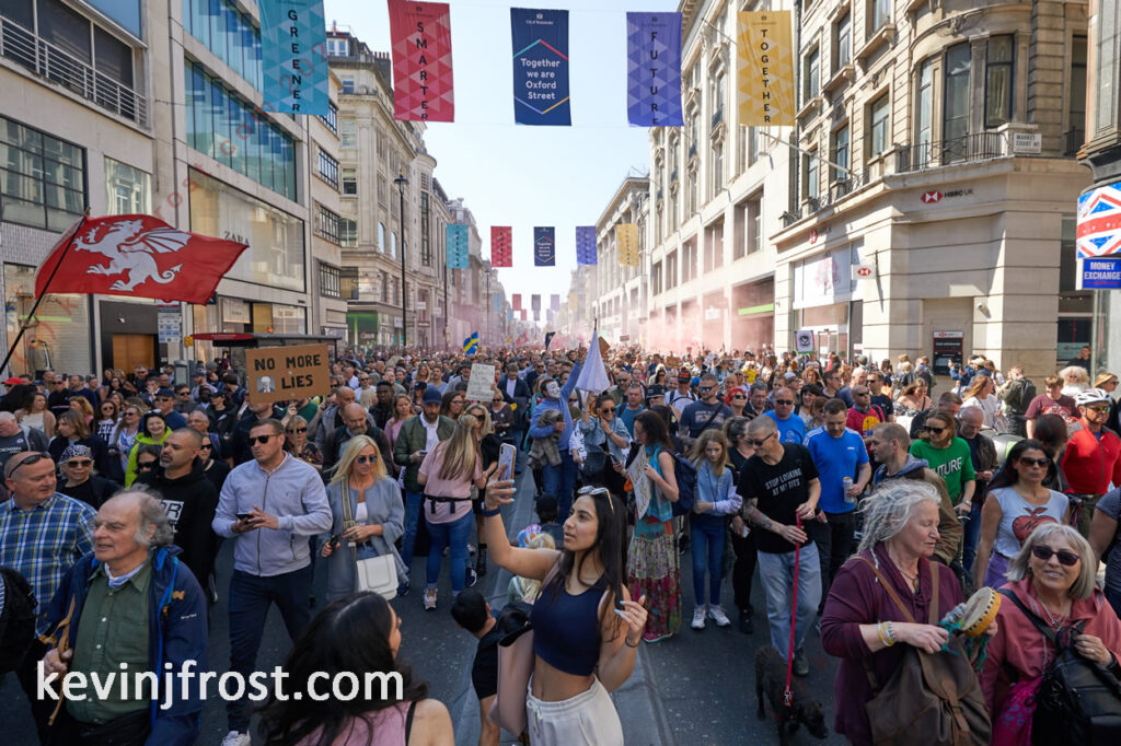 24 April 2021. Lockdown Protest.